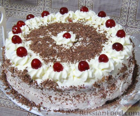 Шварцвальдский вишнёвый торт (Schwarzwälder Kirschtorte)