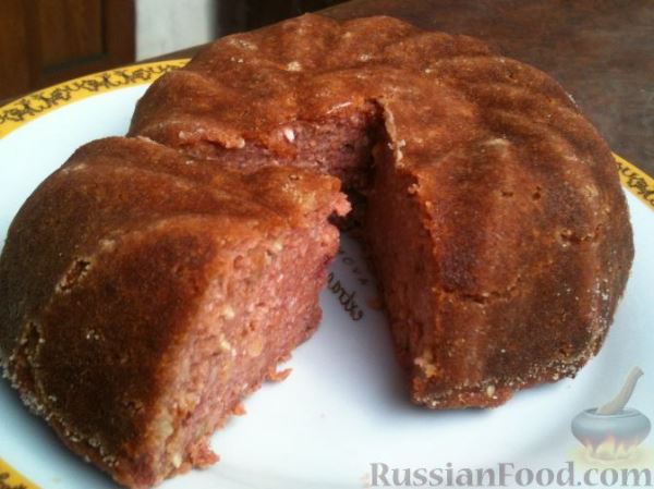 Фруктово-творожная запеканка с семечками