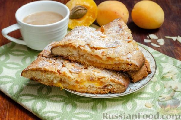 Песочные рулеты с абрикосами